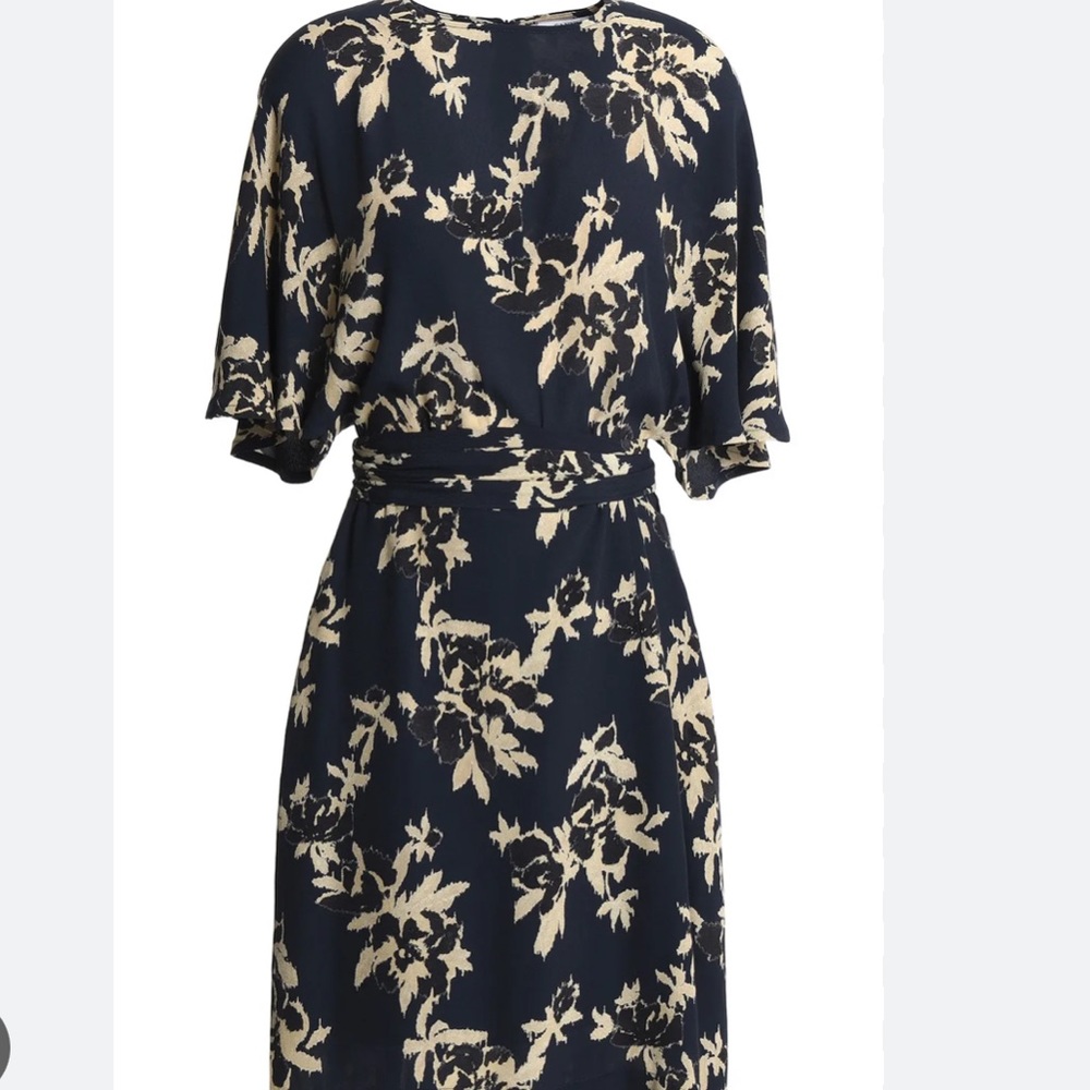 Ganni NWT St Pierre Crepe Dress